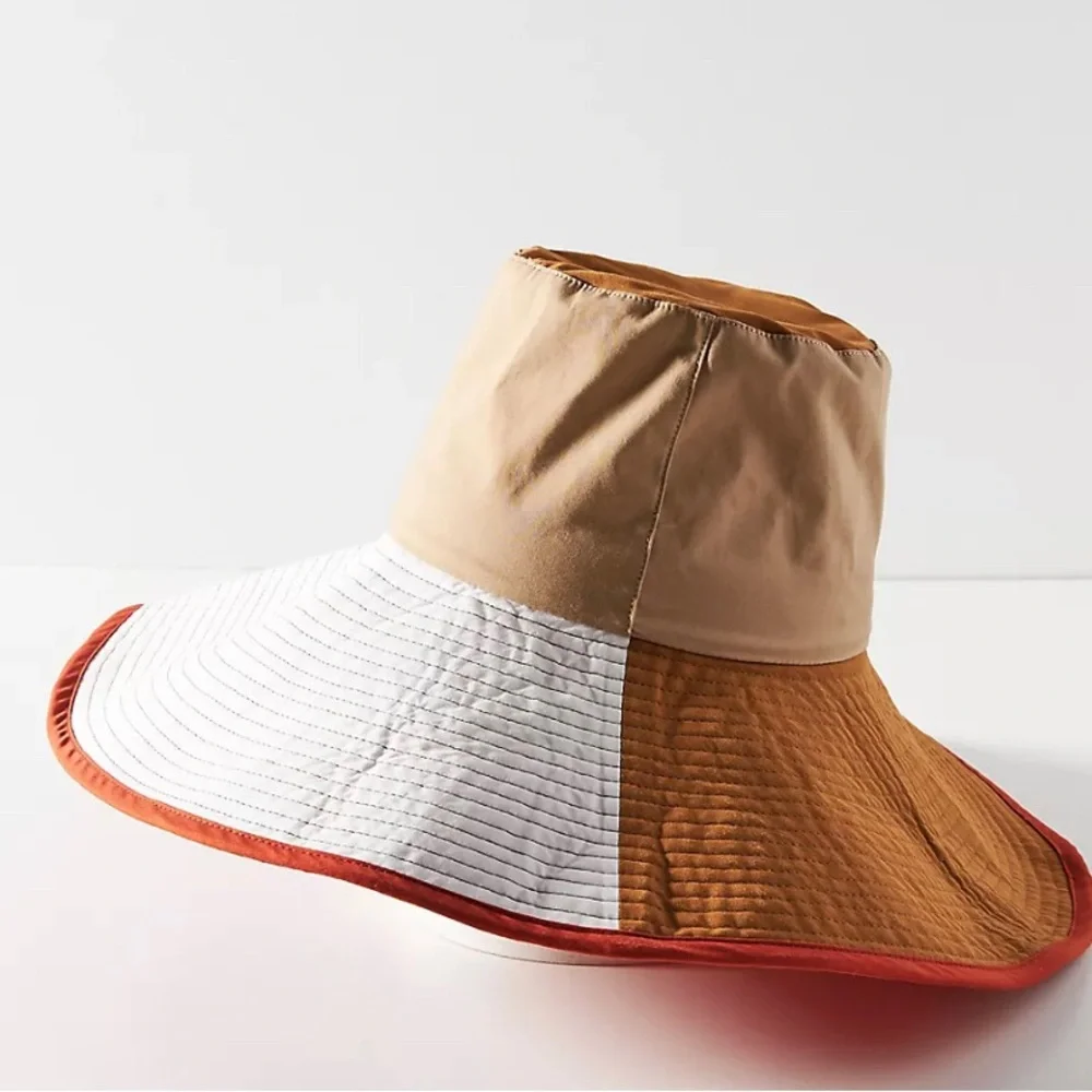 Brixton Colorblock Long-Brim Maddie Bucket  Hat